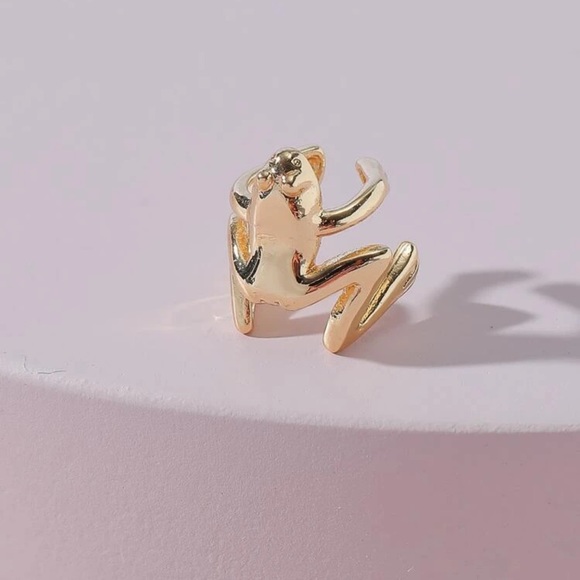 🐸 Frog metallic ear cuff no pierce 🐸 - Picture 2 of 3